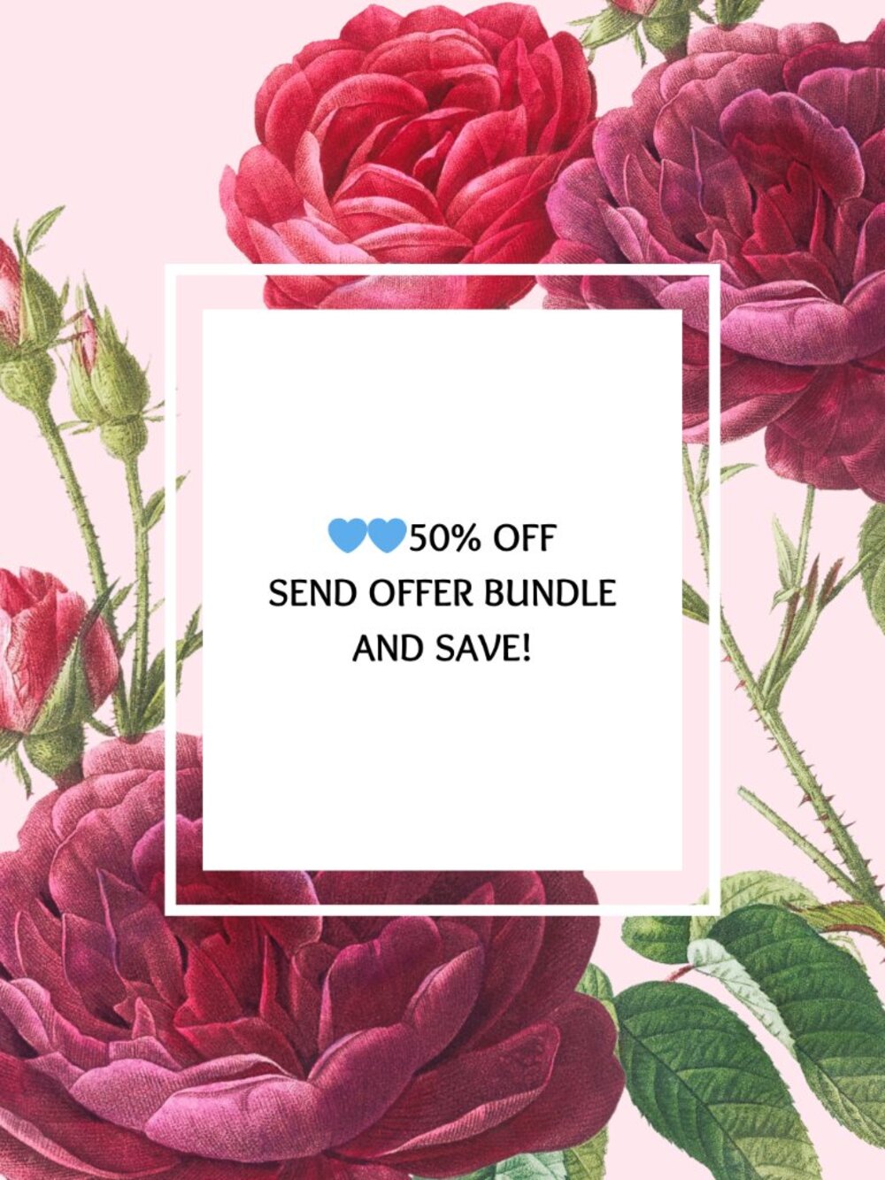 50% OFF BLUE HEARTS MAKE THE OFFER BUNDLE AND SAVE !